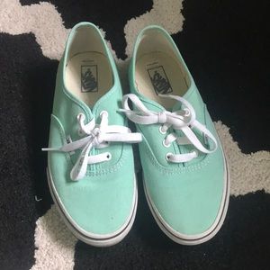 Seafoam Green Vans